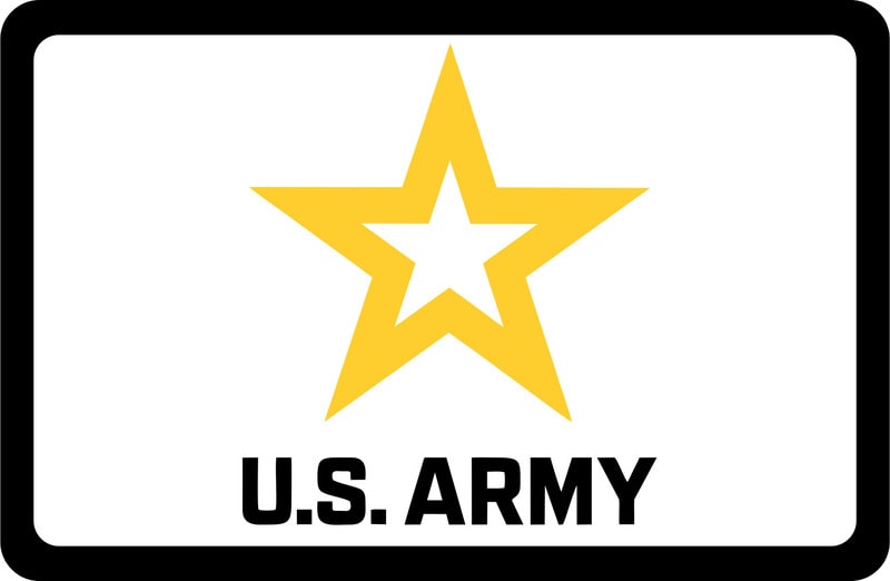 U.S. Army Star Logo (YW) - Tow Hitch Cover